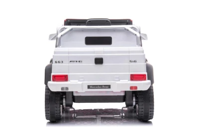 ELJET Detské elektrické auto Mercedes G63 - 6 kol biela/white