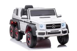 ELJET Dětské elektrické auto Mercedes G63 - 6 kol bílá/white