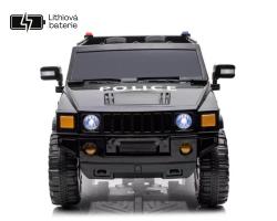 ELJET Dětské elektrické auto policie Ranger černá Li-Ion