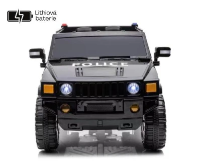 ELJET Dětské elektrické auto policie Ranger černá Li-Ion