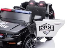 ELJET Dětské elektrické auto policie SUV černá Li-Ion