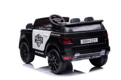 ELJET Dětské elektrické auto policie SUV černá Li-Ion