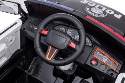ELJET Dětské elektrické auto policie SUV černá Li-Ion