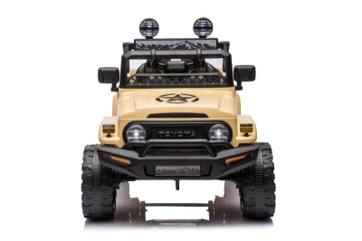 ELJET Toyota FJ Cruiser hnědožlutá/khaki dětské elektrické auto
