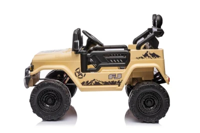 ELJET Toyota FJ Cruiser hnědožlutá/khaki dětské elektrické auto