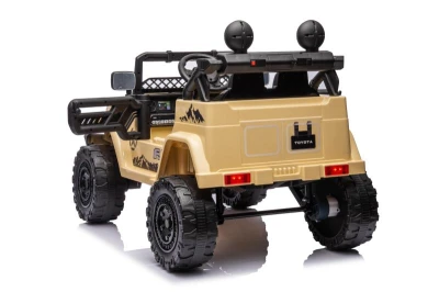 ELJET Toyota FJ Cruiser hnědožlutá/khaki dětské elektrické auto
