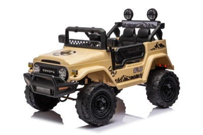 ELJET Toyota FJ Cruiser hnědožlutá/khaki dětské elektrické auto