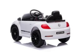 ELJET Dětské elektrické auto Volkswagen Beetle bílá/white