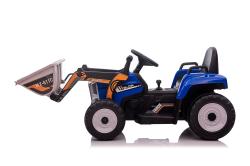 ELJET Dětský elektrický traktor s nakládací lžící modrá Li-Ion ELJET Dětský elektrický traktor s nakládací lžící modrá Li-Ion