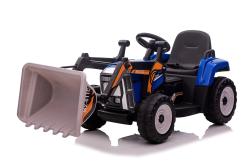 ELJET Dětský elektrický traktor s nakládací lžící modrá Li-Ion