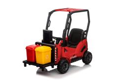 ELJET Dětský elektrický vysokozdvižný vozík červená Li-Ion