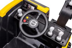 ELJET Dětský plně elektrický bagr Volvo PRO žlutá Li-Ion