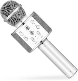 ELJET Karaoke mikrofon Globe Silver