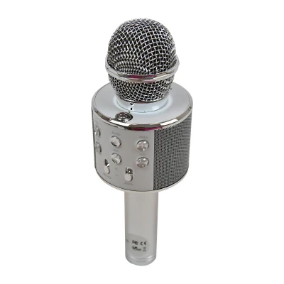 ELJET Karaoke mikrofon Globe Silver