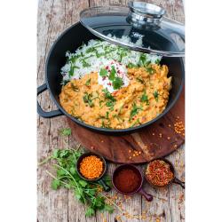 ELO 19632 Alucast Pekáč se skleněnou poklicí a aroma úchytem Ø 32 cm