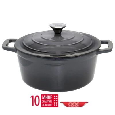 ELO Hrnec s poklicí litinový šedý průměr 26 cm