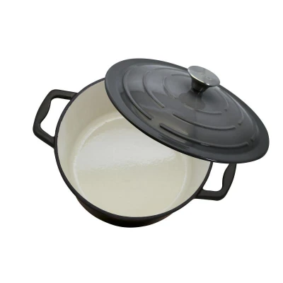 ELO Kastrol s poklicí litinový šedý Ø 28 cm