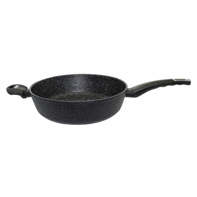ELO Granit Evolution černá hluboká pánev s pomocnou rukojetí Ø 28 cm