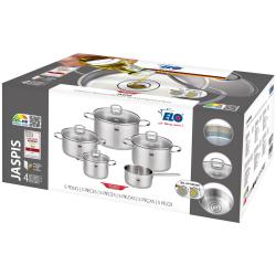 ELO 90835 Jaspis Sada hrnců 5 ks, nerezové