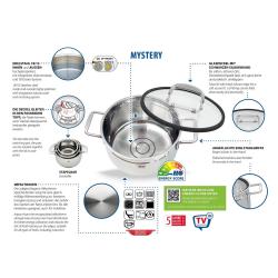 ELO 91003 Mystery Sada hrnců 3 ks, nerezové