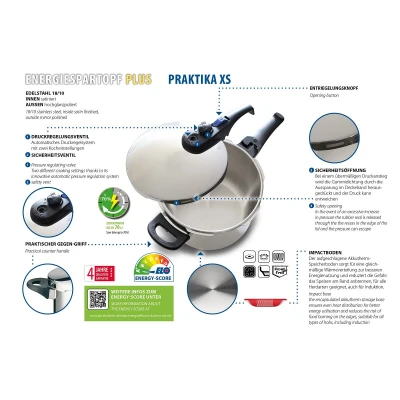 ELO Praktika XS 2,7 l tlakový hrnec