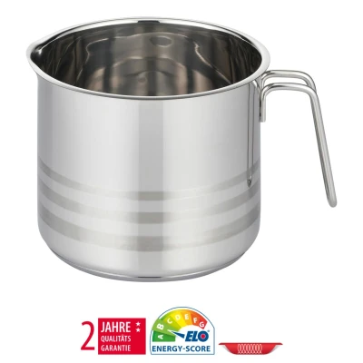 ELO BASIC Brillant nerezový Ø 14 cm 1,6 l hrnec na mléko