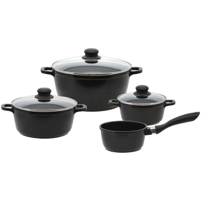 ELO BASIC 62440 Black Cast Sada hrnců 4 ks, hliníkové