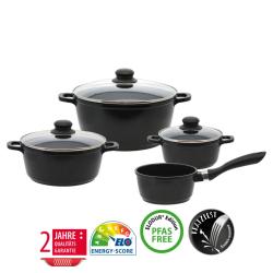 ELO BASIC 62440 Black Cast Sada hrnců 4 ks, hliníkové