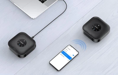 Emeet OfficeCore M0 Plus černý konferenční reproduktor