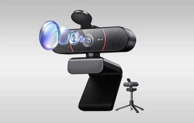 Emeet SmartCam C960 4K černá webová kamera se stativem