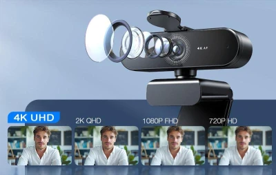 Emeet SmartCam Nova 4K černá webová kamera