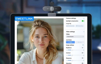 Emeet SmartCam Nova 4K černá webová kamera