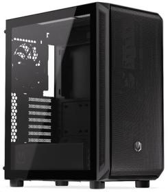 Endorfy Arx 500 Core Skříň, Middle tower, bez zdroje, ATX, 2× USB, 1× USB-C, 2× 140mm ventilátor, mesh panel, průhl. bok, černá