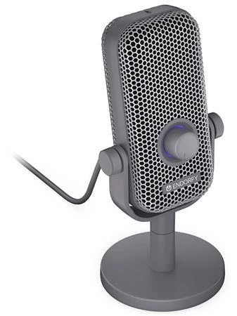 Endorfy Solum Voice S Alt Gray, Mikrofon, kondenzátorový, kardioidní, RGB podsvícení, USB-C, dotykové ztlumení, 3,5mm jack,šedá Endorfy Solum Voice S Alt Gray, Mikrofon, kondenzátorový, kardioidní, RGB podsvícení, USB-C, dotykové ztlumení, 3,5mm jack,šedá