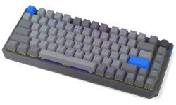 Endorfy Thock V2 75% Wireless Klávesnice,herní,bezdr.,mechan.,Endorfy Yellow,CZ/SK layout,75% vel.,ARGB,hliník,BT,2,4Ghz USB,šedá