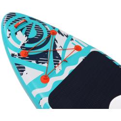 ENERO 140 kg modrý 320x91x15 cm paddleboard set