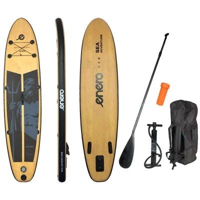 ENERO 145 kg NEPTUN WOODEN 320x76x15 cm paddleboard set (VÝPRODEJ)