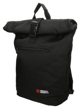 Enrico Benetti Amsterdam Notebook Backpack Black batoh