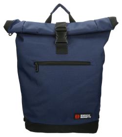 Enrico Benetti Amsterdam Notebook Backpack Blue batoh