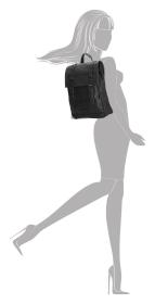 Enrico Benetti Amy Backpack 8 l Black batoh