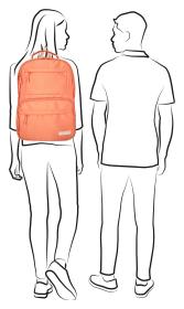 Enrico Benetti Aruba 62156 Apricot batoh
