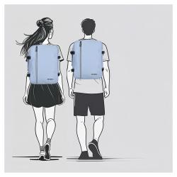 Enrico Benetti Bergen 56004 Jeans blue batoh