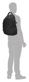 Enrico Benetti Cornell 15[34] Notebook Backpack Black batoh