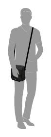 Enrico Benetti Cornell Crossbody Bag 2 l Black taška