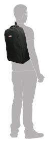 Enrico Benetti Hamburg 15[34] Notebook Backpack Black batoh