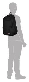 Enrico Benetti Hamburg 23l Notebook Backpack Black batoh