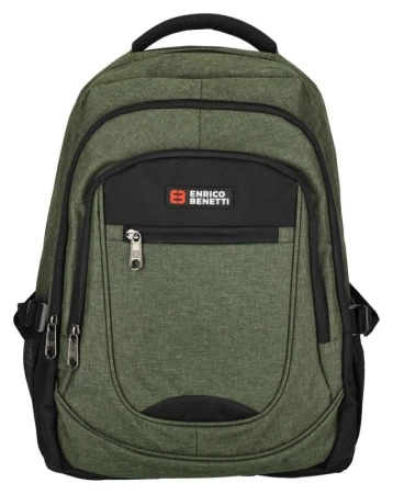 Enrico Benetti Hamburg Notebook Backpack 35,5 l Olive batoh Enrico Benetti Hamburg Notebook Backpack 35,5 l Olive batoh