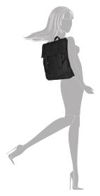 Enrico Benetti Maeve Tablet Backpack Black batoh