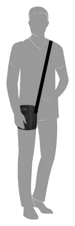 Enrico Benetti Northern 47251 černá crossbody kabelka