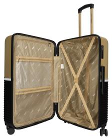 Enrico Benetti Princetown L Black/Camel + kosmetická taštička zdarma